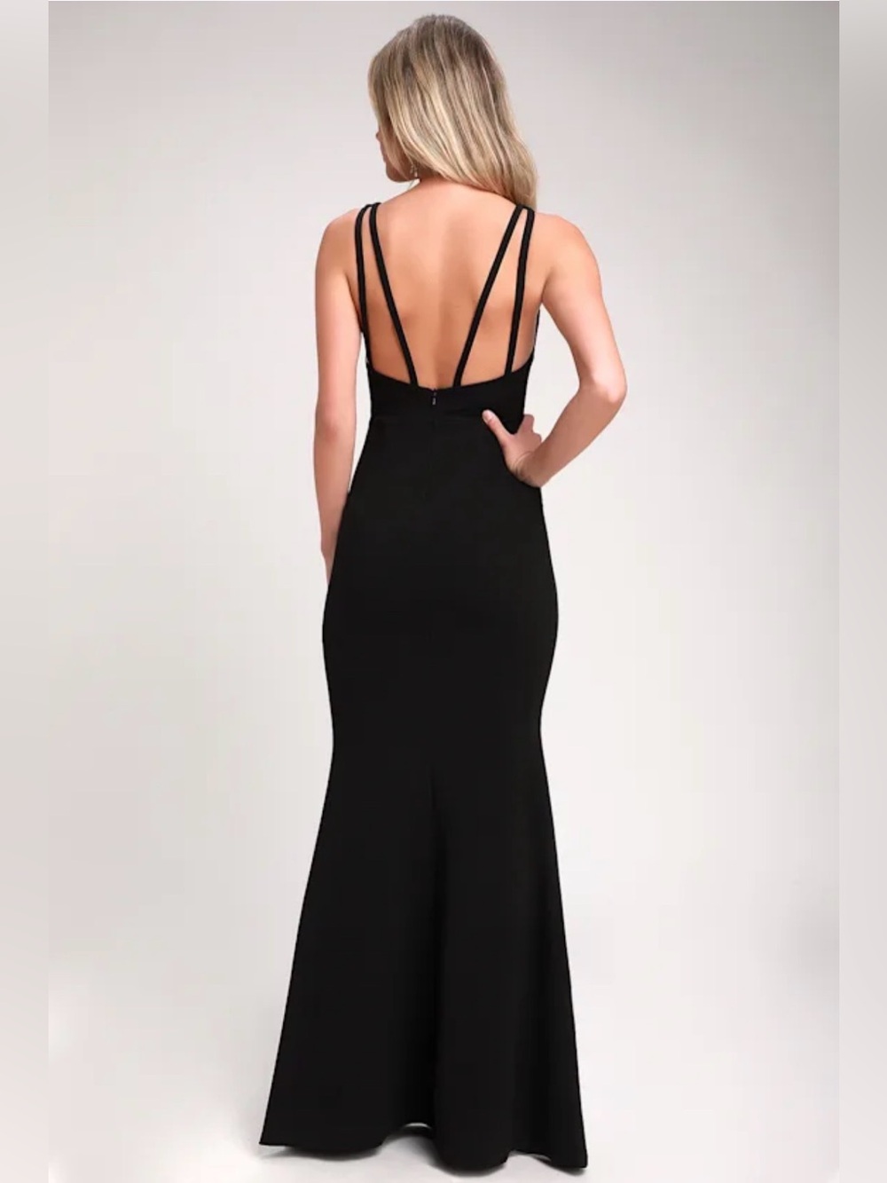 Dream About You Lulus Backless Dress Black Small